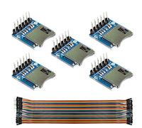 Youmile 10 Pack TF Micro Carte SD Module Mémoire Bouclier Carte d'extension SD De Stockage Carte Mini SD Micro Carte avec Broches pour Arduino Arm AVR avec Dupont Fil