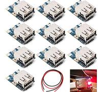Youmile 10 Pcs 5 V Batterie Protection Conseil 1A Boost Step Up Module d'alimentation 134N3P Batterie Au Lithium Li-ION Chargeur Conseil pour DIY Affichage LED USB et Micro Port