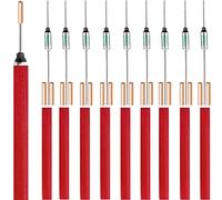 Youmile 10 pcs SF129E SEFUSE 10A 250V Coupures thermiques en métal Fusible thermique 133 degrés avec borne à sertir GT-1 Gaine en fibre de verre en silicone pour appareils électroménagers