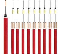 Youmile 10 pcs SF184E SEFUSE 10A 250V Coupures thermiques en métal Fusible thermique 184 degrés avec borne à sertir GT-1 Gaine en fibre de verre en silicone pour appareils électroménagers