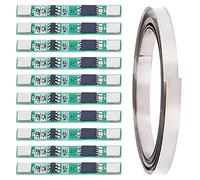 Youmile 10 pièces 1S 3A 3.7V Carte de Protection de Batterie au Lithium 18650 Module de Chargeur BMS Carte de Protection de Carte PCB pour Cellule de Batterie au Lithium Li-ION avec Bande de Nickel