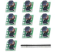 Youmile 10 pièces DC-DC 1.5V 1.8V 2.5V 3V 3.3V 3.7V 4.2V à 5V Module de convertisseur de suralimentation Module d'alimentation de Tension avec en tête 40Pin