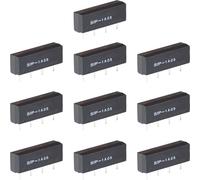 Youmile 10 pièces de relais Reed SIP-1A05 5 V 4 broches Miniature Reed Switch SIP Relay Long Life Control Components pour commutateurs de composants électriques