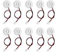 Youmile 10 pièces Module humidificateur USB Accessoires, 20 mm (avec anneau en caoutchouc) Générateur de brume ultrasonique Disques en céramique Atomiseur DIY, avec interface PH2.0