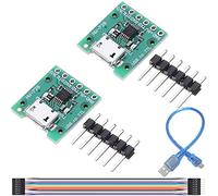 Youmile 2 pcs E MSOP10 Module USB vers TTL 5V/3.3V Module G alternatif Convertisseur série USB vers TTL avec câble Câble micro USB