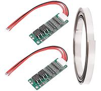 Youmile 2 pièces 5S 15A Carte de Protection de chargeur 18V 21V 18650 Li-ion Batterie au lithium BMS Protection PCB Board 18650 Carte de protection de chargeur avec bande de nickel