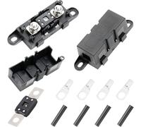 Youmile 2 pièces ANM Porte-fusible Mega Porte-fusible à courant élevé MEGA Porte-fusible de voiture avec fusible ANM 100A SC10-8 bornes tube thermorétractable pour voitures camions caravanes