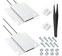 Youmile 2 pièces de plaque de soudage chauffante PTC 200 W, outil de réparation à température constante de 260 °C avec pince, support à vis pour borne à sertir CH-2