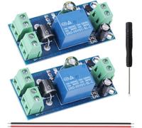 Youmile 2 pièces Module de commutation de batterie de secours DC 5V~48V 10A Commutateur de transfert automatique de la puissance de la batterie avec câble 20awg rouge et noir tournevis