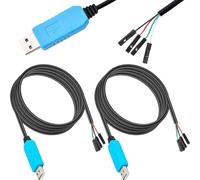 Youmile 2 pièces PL2303 PL2303GL Câble série USB à TTL Supporte WIN 11 au lieu de PL2303TA Câble de téléchargement de contrôle de débogage Convertisseur série Câble de téléchargement Flash 5V