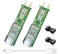 Youmile 2 pièces Testeur de module optocoupleur PC817 DIP-4 Output Optocoupleur Optocoupleur de détection Instrument de test Outil de test en ligne avec câble Type-c à USB Connecteur DIP-4 rond