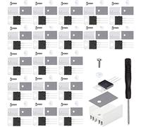 Youmile 20 pcs TIP120 NPN Transistor 5A 60V Transistor de puissance épitaxial en silicone TO-220 Transistors Darlington avec dissipateur thermique Rondelle à vis en caoutchouc Tournevis en silicone