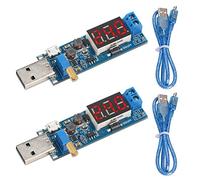 Youmile 2Pack USB Buck Boost Converter DC-DC 3.5V-12V à 1.2V-24V Régulateur de tension du module d'alimentation réglable