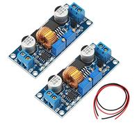Youmile 2PCS DC 4-38V à 1.25-36V Convertisseur Abaisseur Abaisseur XL4015 5A Régulateur de Tension Abaisseur Module de Chargeur de Batterie au Lithium avec Fil 24AWG