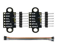 Youmile 2Pcs VL53L0X Capteur à distance Temps-de-vol Capteur de distance de vol laser Distance module de capteur 940nm GY-VL53L0XV2 I2C IIC 3.3V / 5V