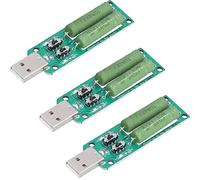 Youmile 3 pcs USB Testeur de Charge Module de Résistance 5V1A/2A/3A Résistance de Décharge de Banque de Puissance Commutable Résistance de Charge Décharge Résistance au Vieillissement