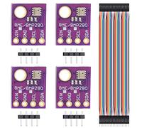 Youmile 4Pack BMP280 5V Module de capteur de température de pression barométrique numérique avec IIC I2C pour Arduino avec câble Dupont