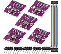 Youmile 5 pièces Module capteur de température et d'humidité Module de pression atmosphérique AHT20 + BMP280 Haute Précision Capteur 3 en 1 Remplacer avec câble de connexion mâle et femelle
