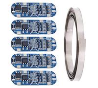 Youmile 5PCS 3S 10A 11.1V / 12V / 12.6V Carte de Protection de Batterie au Lithium 18650 Module de Chargeur Carte BMS pour Cellule de Batterie au Lithium Li-ION avec Bande de Nickel
