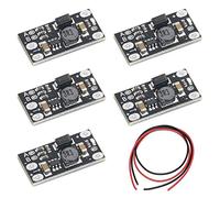 Youmile 5PCS Mini Module de convertisseur de suralimentation DC-DC 3V 3.2V 3.3V 3.7V 5V 9V à 12V Module d'alimentation de régulateur de Tension élévateur avec câble 24AWG