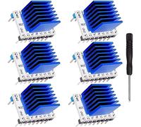 Youmile 6 pcs TMC2208 V1.2 Module de pilote de moteur pas à pas d'imprimante 3D réglable avec tournevis dissipateur de chaleur pour cartes mères de contrôleur d'imprimante 3D