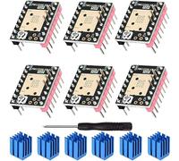Youmile 6 pièces TMC2208 V3.0 module de pilote de moteur pas à pas Mode UART pilote muet avec dissipateur de chaleur tournevis pour BTT Octopus SKR V1.4 Turbo Manta M4P/8P
