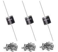 Youmile 90 pièces Kit de diodes de redressement 6A10, 10A10, 20A10 Diode de redressement haute puissance 1000Volt Diodes électroniques au silicium Schottky R-6 Diodes de sonnette à commutation axiale