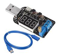 Youmile DC-DC Digital USB Buck Boost Converter Module 5V à 3.3V 9V 12V 18V 24V Module d'alimentation de régulateur de Tension abaisseur réglable avec câble d'extension USB