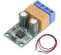 Youmile DR55B01 DC 6-24V Motor Forward/Reverse Controller Board Module de commande de moteur de relais de polarité inverse à verrouillage automatique avec câble rouge et noir