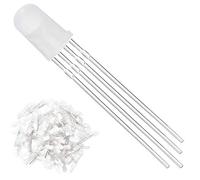 Youmile Lot Paquet de 100 Anode commune tricolore 5 mm tricolore ROUGE BLEU RGB Diode électroluminescente