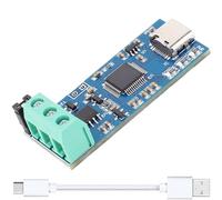Youmile Module CAN Module USB vers CAN Analyseur de bus CAN V2.0 Adaptateur convertisseur d'alimentation de type C Débogueur CANable Outil de débogage de bus CAN avec câble USB vers type C