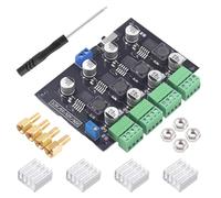 Youmile Module d'alimentation abaisseur LM2596S - Module régulateur de tension CC-CC, 5 V-40 V vers 3,3 V/5 V/12 V/tension réglable (ADJ), avec dissipateurs thermiques, vis, goujons et écrous