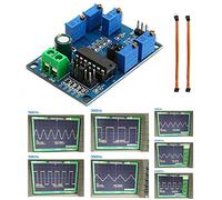 Youmile Module générateur de signaux ICL8038 Source de signal moyenne basse fréquence 10Hz-450KHz Onde sinusoïdale Onde triangulaire Onde carrée Triple onde avec câble Dupont