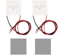 Youmile TEC1-12705 Refroidisseur thermoélectrique à effet Peltier 12V 5A 45W Dissipateur thermique Module de plaque de refroidissement thermoélectrique 40x40mm avec dissipateur thermique en silicone