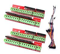 Youmile Terminal de Carte d'extension 2PACK Screw Shield V2 Compatible avec pour Arduino UNO R3 avec câble Dupont Femelle à mâle