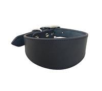 YOUNAFEN Collier réglable pour chiens - Large collier en cuir - Pour chiens de grande taille - Fournitures pour lévriers italiens