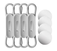YOUNAFEN Lot de 4 porte-stylos magnétiques pour bureau, réfrigérateur, tableau blanc, support en silicone pour stylos de bureau