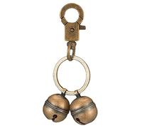 YOUNAFEN Porte-clés vintage avec collier pour animal de compagnie, petites cloches, cadeaux créatifs pour adolescentes, filles, porte-clés d'anniversaire