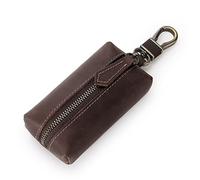 YOUNAFEN Portefeuille en cuir pour homme avec porte-cartes de crédit Marron 11 x 6 x 5,5 cm, marron, 11 x 6 x 5.5cm