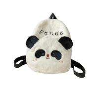 YOUNAFEN Sac à dos fantaisie en forme de panda mignon en peluche avec sangle réglable pour enfant fille cadeau d'anniversaire, Épaules de panda, as pics show