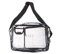 YOUNAFEN Sac en PVC transparent antistatique de 35,6 cm pour salle blanche, outil d'ingénieur, sac de travail pour homme et femme, pochette à bandoulière