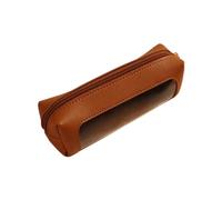 YOUNAFEN Trousse à crayons multifonction en polyuréthane transparent résistant à l'eau avec fermeture éclair pour le personnel de bureau