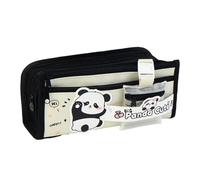 YOUNAFEN Trousse à crayons multifonction Panda Trousse à crayons Sac de papeterie Sac à crayons Organiseur Sac de papeterie pour l'école et le bureau