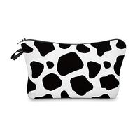 YOUNAFEN Trousse de maquillage pour femme - Trousse de maquillage tendance - Étanche - Accessoires de toilette - Cadeaux à pointe de vache, Conforme à l'image, 22x13.5cm