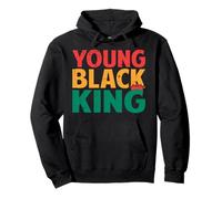 Young Black King - African American Black Heritage Afro Boys Sweat à Capuche