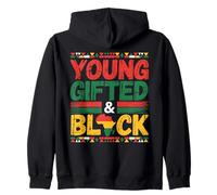 Young Gifted & Black Carte Afrique Fierté Panafricaine Sweat à Capuche