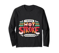 Young Hot Stroke Survivor Combattant résilient ----- Manche Longue