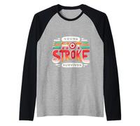 Young Hot Stroke Survivor Combattant résilient ----- Manche Raglan