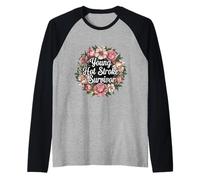 Young Hot Stroke Survivor Combattant résilient |- Manche Raglan