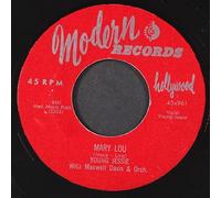 YOUNG JESSIE - mary lou / don't think i will 45 rpm single